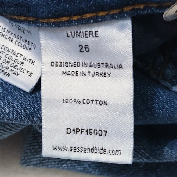 sass & bide jeans, Lumiere style. size 26. Blue denim jeans - Picture 4 of 4
